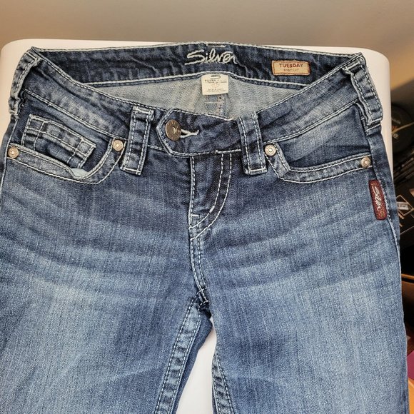Silver Tuesday Bootcut Jeans - Picture 4 of 9
